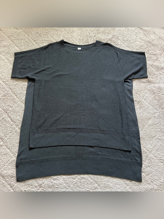 lululemon athletica Sweaters - Lululemon Athletic Be At Ease Poncho High-Low‎ Hem Preppy Minimalist Capsule OS